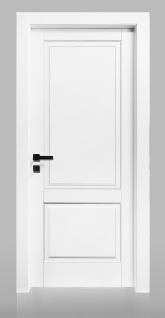Usi de interior vopsite alb model tirreno